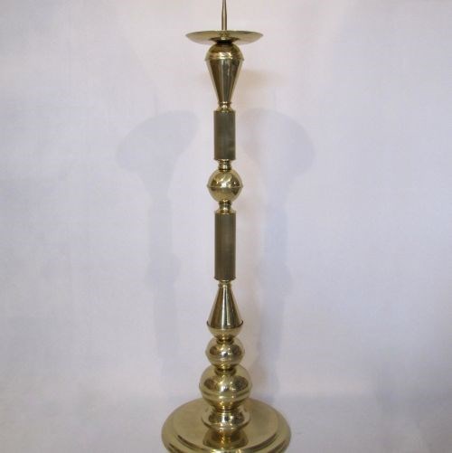 Lichtarz mosiężny pojedynczy - 114cm /ARK