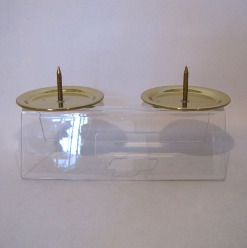 Lichtarz plexi podwójny - 8cm /K