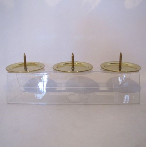 Lichtarz plexi potrójny - 8cm /K