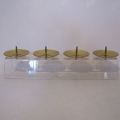 Lichtarz plexi poczwórny - 8cm /K