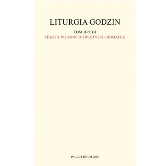 Liturgia Godzin-dodatek /Tom 2