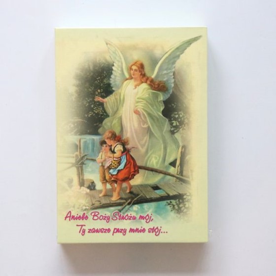 Plakietka z Aniołem Stróżem /ALL-A5