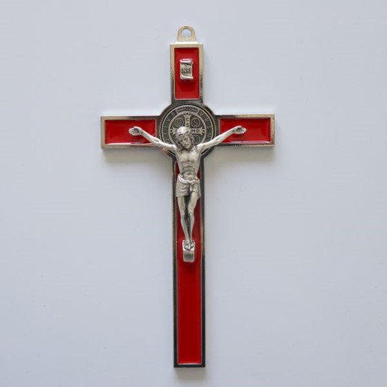 Krzyż wiszący - 20cm /metalowy (TI-4253) S