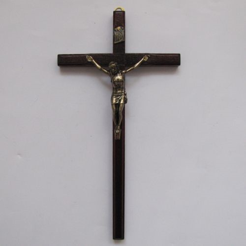 Krzyż wiszący - 19,5cm /ciemny (ARK)