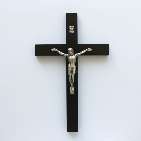 Krzyż wiszący - 31cm /czarny (OB2)