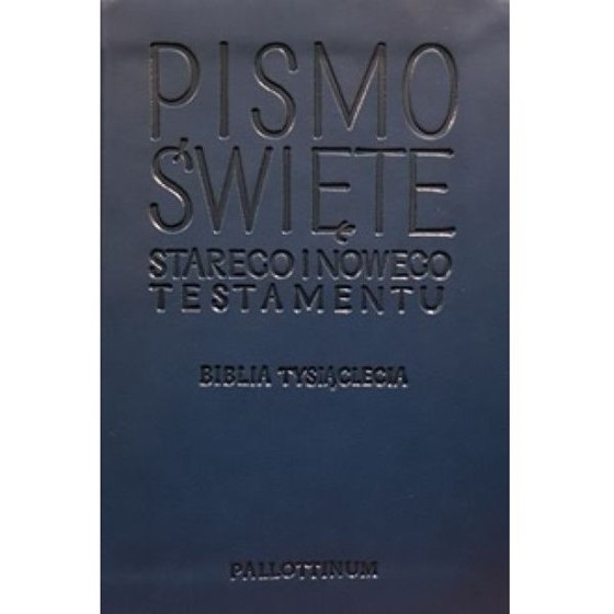 Pismo Święte /B6 - ekooprawa, granatowe