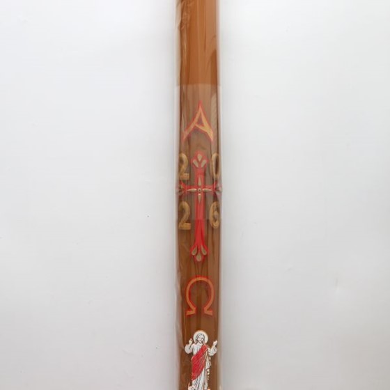 Paschał spalający - wys. 100cm, śr. 9cm /WG-4 Chr