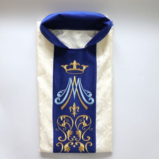 Ornat haftowany (S-763) Maryjny