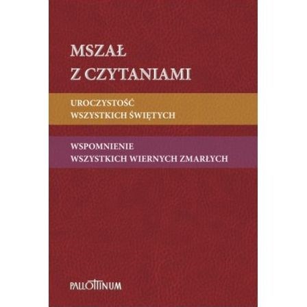 Mszał z czytaniami na Uroczystość Wszystkich Świętych