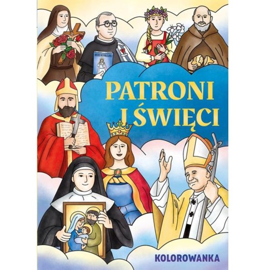 Patroni i święci. Kolorowanka