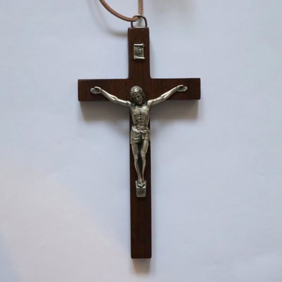 Krzyż prosty wiszący 16cm / SJN - C