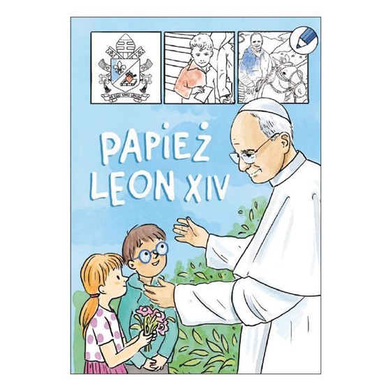 Papież Leon XIV. Kolorowanka