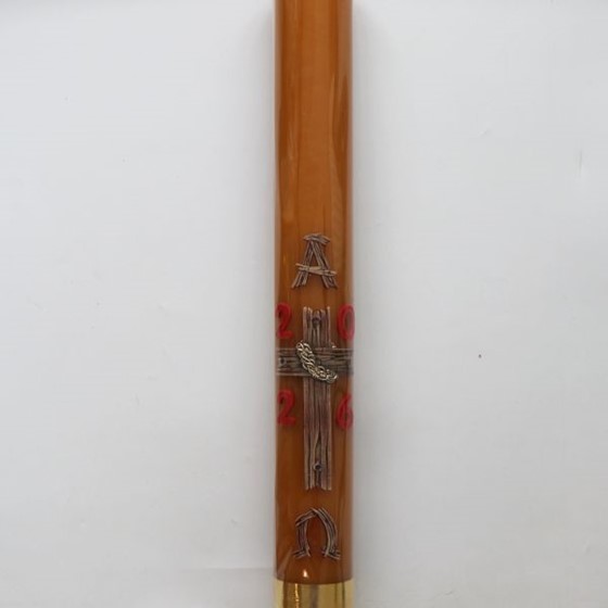 Paschał spalający - wys. 66cm, śr. 8cm /W-K2 wp