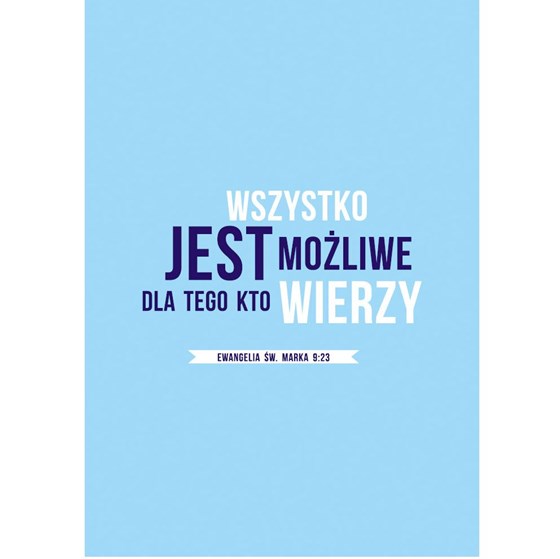 Notatnik - Wszystko jest możliwe /A5