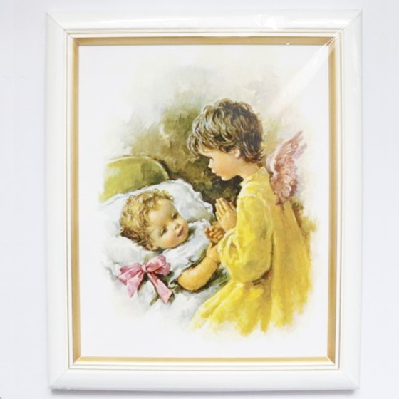 Anioł Stróż z 1 dzieckiem /23x28cm (0801)