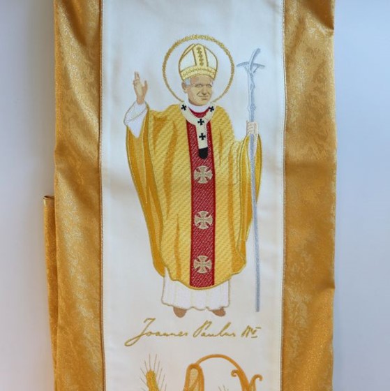 Ornat haftowany (K-727) Św. Jan Paweł II