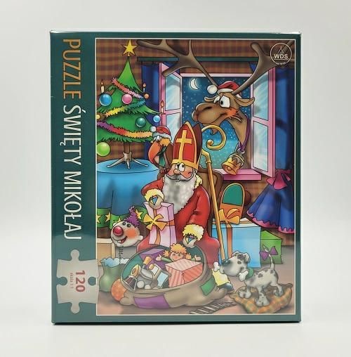 Puzzle - Święty Mikołaj /120 elementów (SAND)