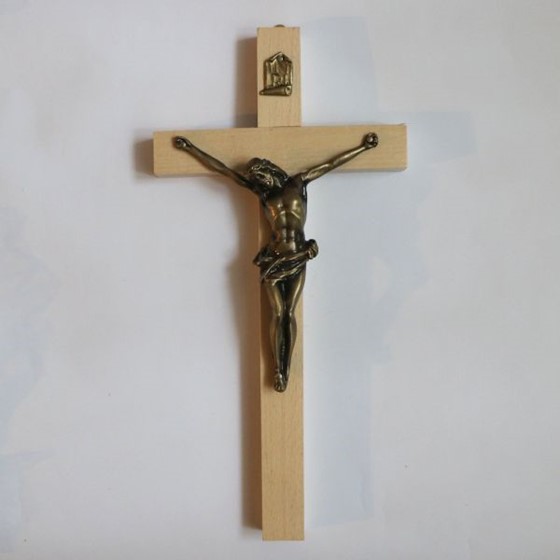 Krzyż wiszący - 34cm /drewniany (J-J)