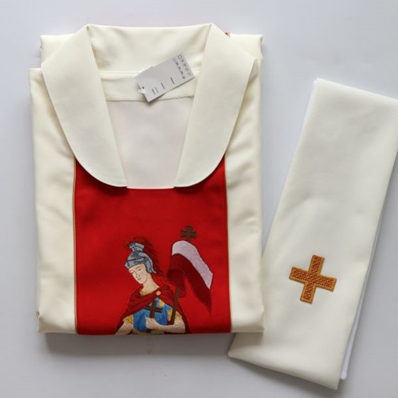 Ornat haftowany (K-771) Święty Florian - zwykły