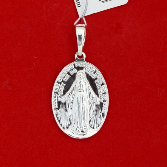 Medalik srebrny - Matka Boża Niepokalana (243D)