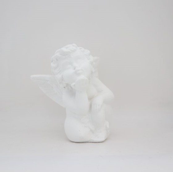 Figura Anioła Stróża Całuska (M-7023 biały)