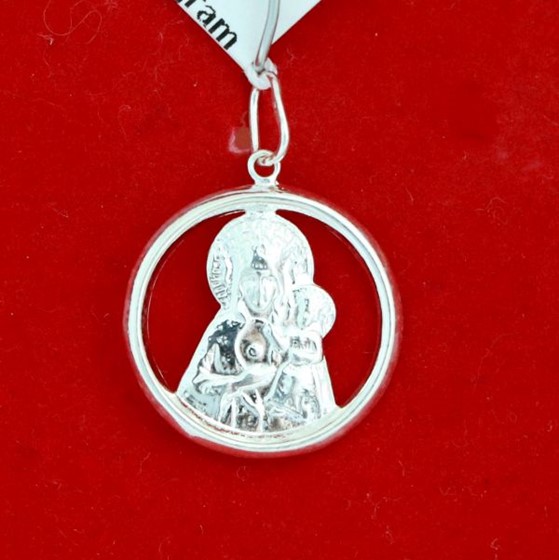 Medalik srebrny - Matka Boża Częstochowska (258)