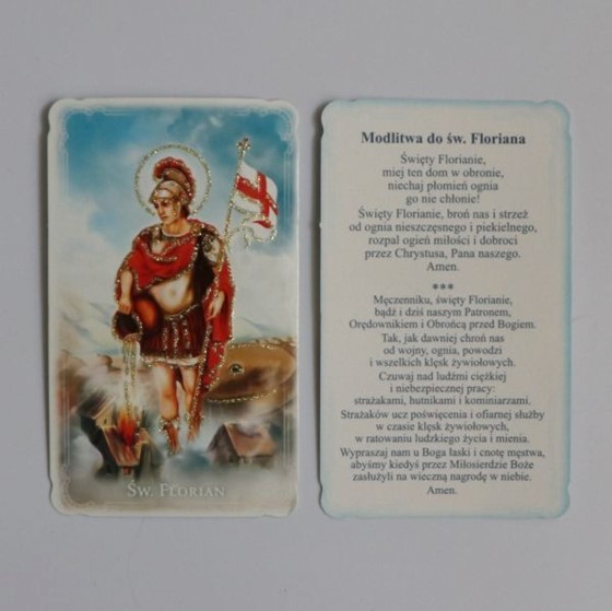 Święty Florian /brokat