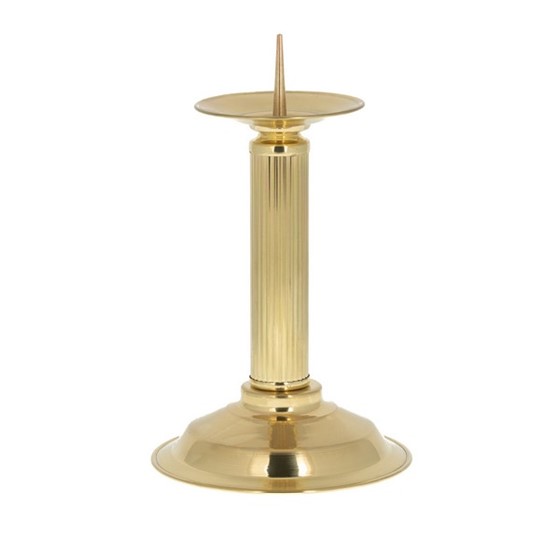Lichtarz mosiężny pojedynczy - 19cm /L30