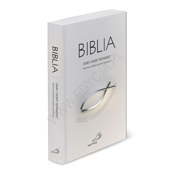 Biblia z rybką /szary, indeks