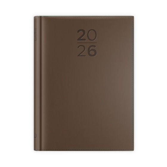 Terminarz Print - brązowy (EP-A5)