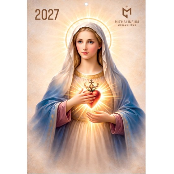 Kalendarz ścienny: Serce Matki Bożej (MICH-mały)