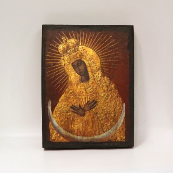 Ikona Matki Bożej Ostrobramskiej w szacie (K-Ś)