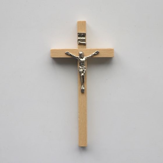 Krzyż wiszący - 12cm /jasny (R-zwykły)