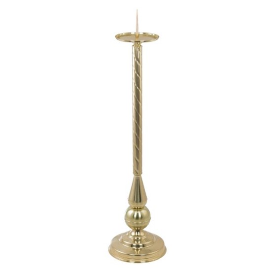 Lichtarz mosiężny pojedynczy - 95cm (L15)