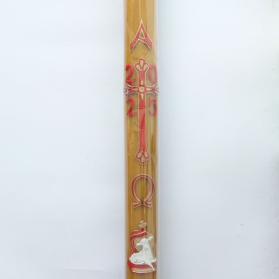 Paschał olejowy - wys. 100cm, śr.9cm /WB