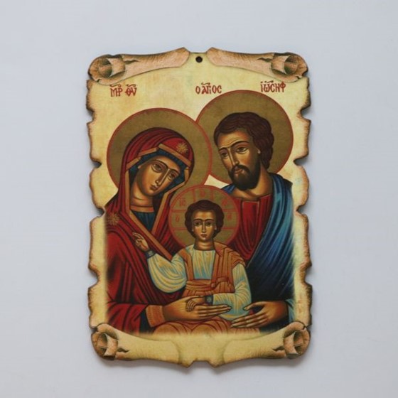 Plakietka ze Świętą Rodziną /R-A5