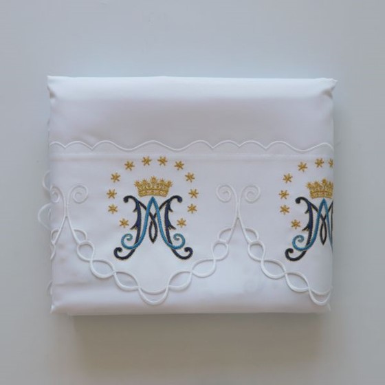 Obrus gotowy - Maryjny /350x130cm KB-gwiazdy