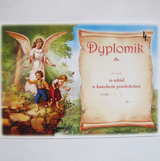 Dyplom ukończenia katechezy - Przedszkole (A-04)