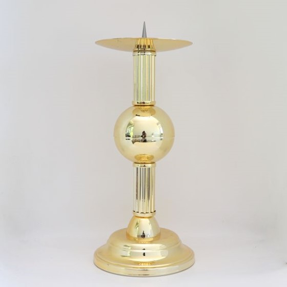 Lichtarz mosiężny pojedynczy - 30cm /ARK