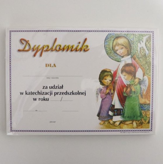 Dyplom ukończenia katechezy - Przedszkole (K-013P)