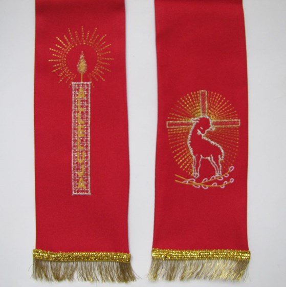 Stuła na krzyż /haftowana /1 (K)