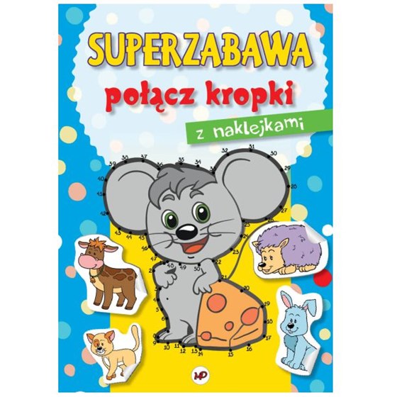 Superzabawa. Połącz kropki z naklejkami - Myszka