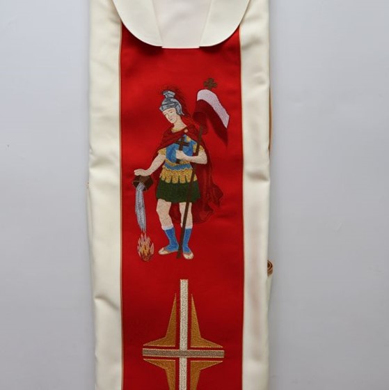 Ornat haftowany (K-771) Święty Florian - zwykły