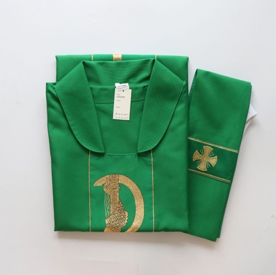 Ornat zwykły (K-635) Ornament /zielony