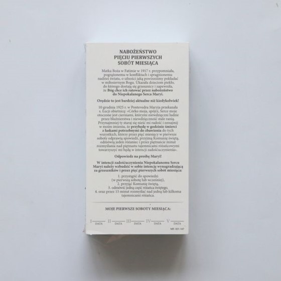 Nabożeństwo Pięciu Pierwszych Sobót Miesiąca /ALL