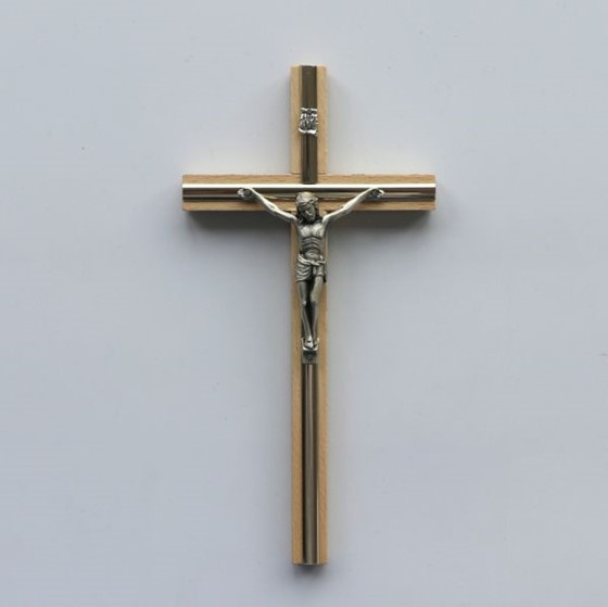 Krzyż wiszący - 20cm /jasny (R-listwa)