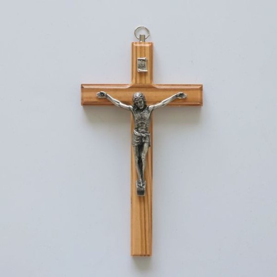 Krzyż wiszący - 16cm /drewniany (TI-4154)
