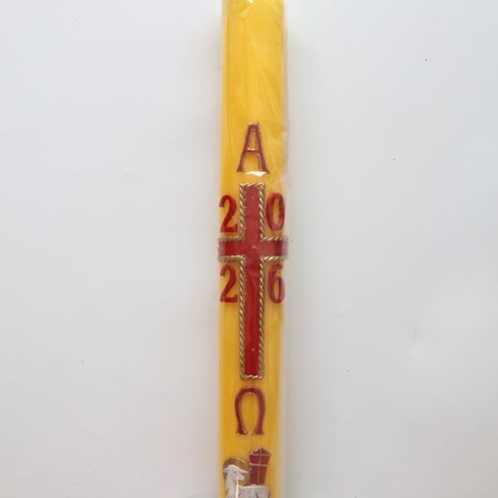 Paschał olejowy - wys. 70cm, śr. 8cm /WB-10