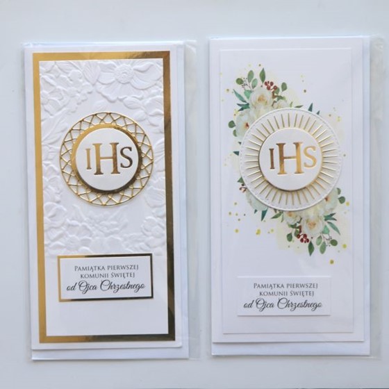 Pamiątka Komunii Świętej od Ojca Chrz. (CICH-DL)