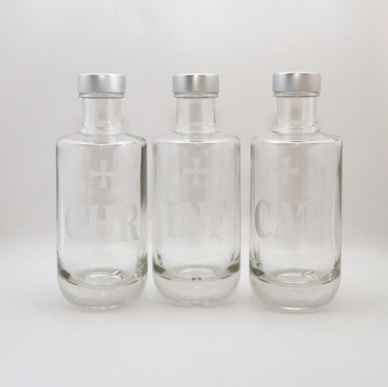 Butelki na oleje /zestaw szklany (W0016-3)